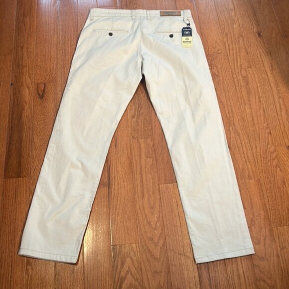NWT BTB BENDTNER MEN SLIM FIT COTTON PANTS IN Beige size 34 - Picture 6 of 9